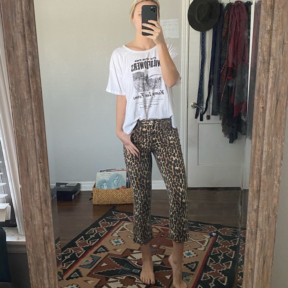 Urban Outfitters BDG flare cropped jeans